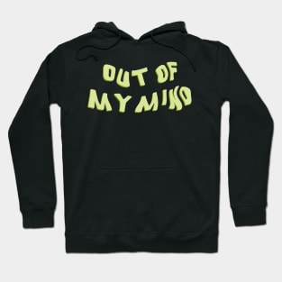 out of my mind - pastel lime green Hoodie